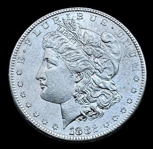 US 1882 S Morgan Silver Dollar BU San Francisco $1.00