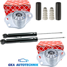 2x stossdämpfer hinten + Domlager +Protection kit VW Fox Polo 6R 9N Audi A1 8X