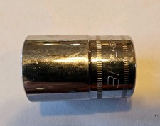 Snap On 1/2" Drive 6-Point Metric 18 mm Shallow Socket