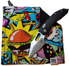 50 WAYS POCKET POCKET HANK Everyday Carry EDC Handkerchief Midnight Snack Burger