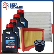Kit Tagliando Toyota Yaris P13 1.0 1.5 Ibrida Prius 3 Filtri 4 Olio 0W20 Hybrid