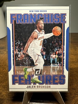 2023-24 Donruss Jalen Brunson Franchise Features #7 New York Knicks