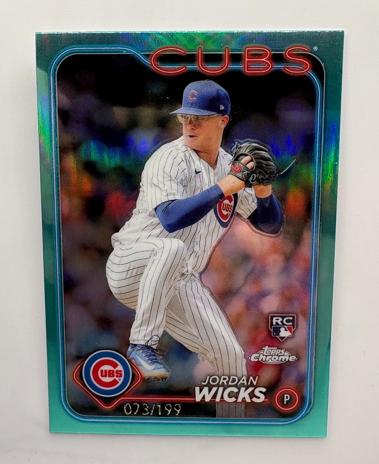 2024 Topps Chrome - Jordan Wicks #67 Aqua Refractor Rookie Card /199