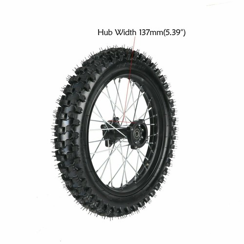 For Dirt Bike KX100 CRF150 XR100 16" Rear Wheel 90/100-16 Tire Rim With Sprocket - Picture 6 of 11
