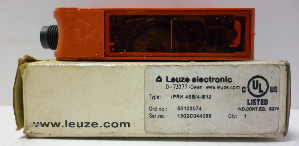 Leuze IPRK46B4S12 Retro-Reflective Photoelectri0c Sensor - Image 2 of 4