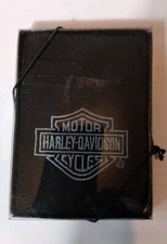 Harley Davidson Men's Money Clip with Embroidered Logo Black Money clip 4"x 3"