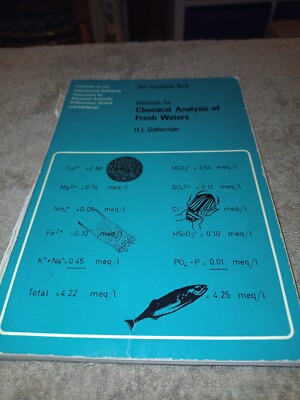 Methods for Chemical Analysis of Fresh Waters by H. L. Golterman (Paperback,...