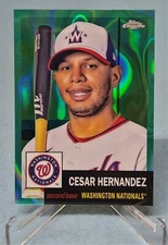 2022 Topps Chrome Platinum Aqua Lava Refractor #253 Cesar Hernandez 236/299