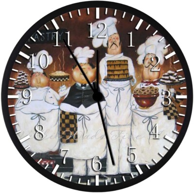 Chef Kitchen Wall Clock 12