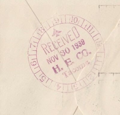 1939 3d Blue KGVI Australia Cover to HOOKER ELECTRO-CHEMICAL