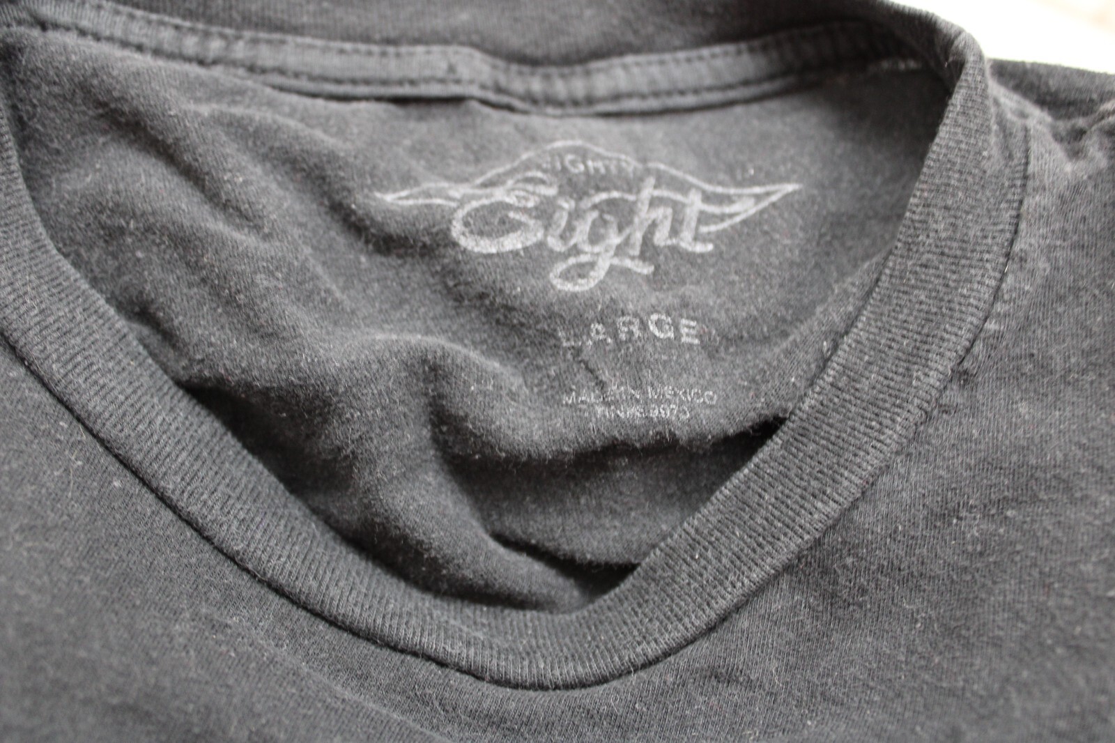 Women's Red Hustle Patch Black Basic Crew Neck Sh… - image 4