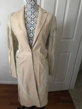 Leather Coat Versace Vintage