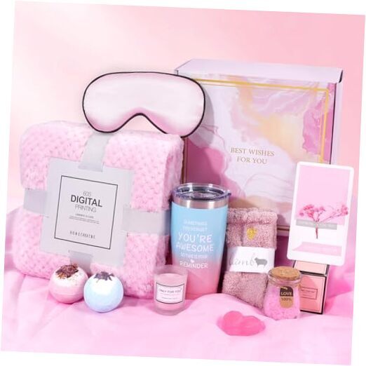 Gift Baskets for Women, Self Care Package, Unique Birthday Gifts for