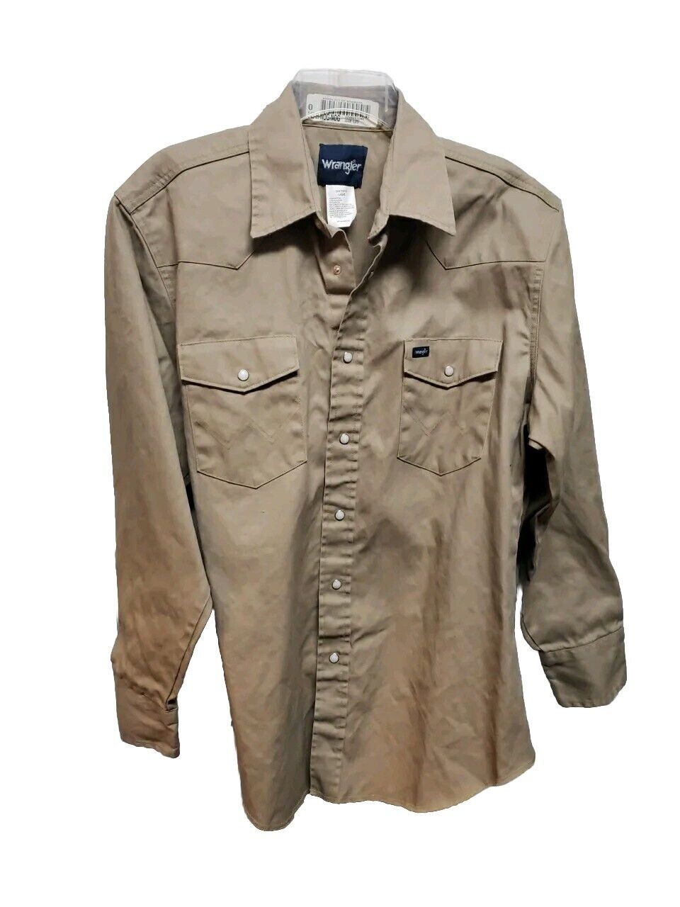 Wrangler Brushpopper Western Shirt Large Vintage … - image 1