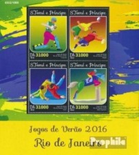 Sao Tome e Principe 6706-6709 Feuille miniature (complète. édition) neuf avec go