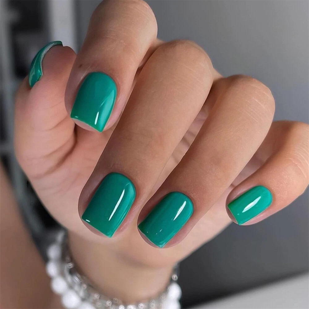 Closeup Of Woman Fingers With Nail Art Manicure With Neon Green Colour  High-Res Stock Photo - Getty Images
