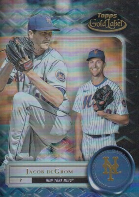 JACOB DEGROM TOPPS GOLD LABEL CLASS 2 BLACK NEW YORK METS #70 2022 22