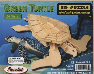 3d turtle puzzle