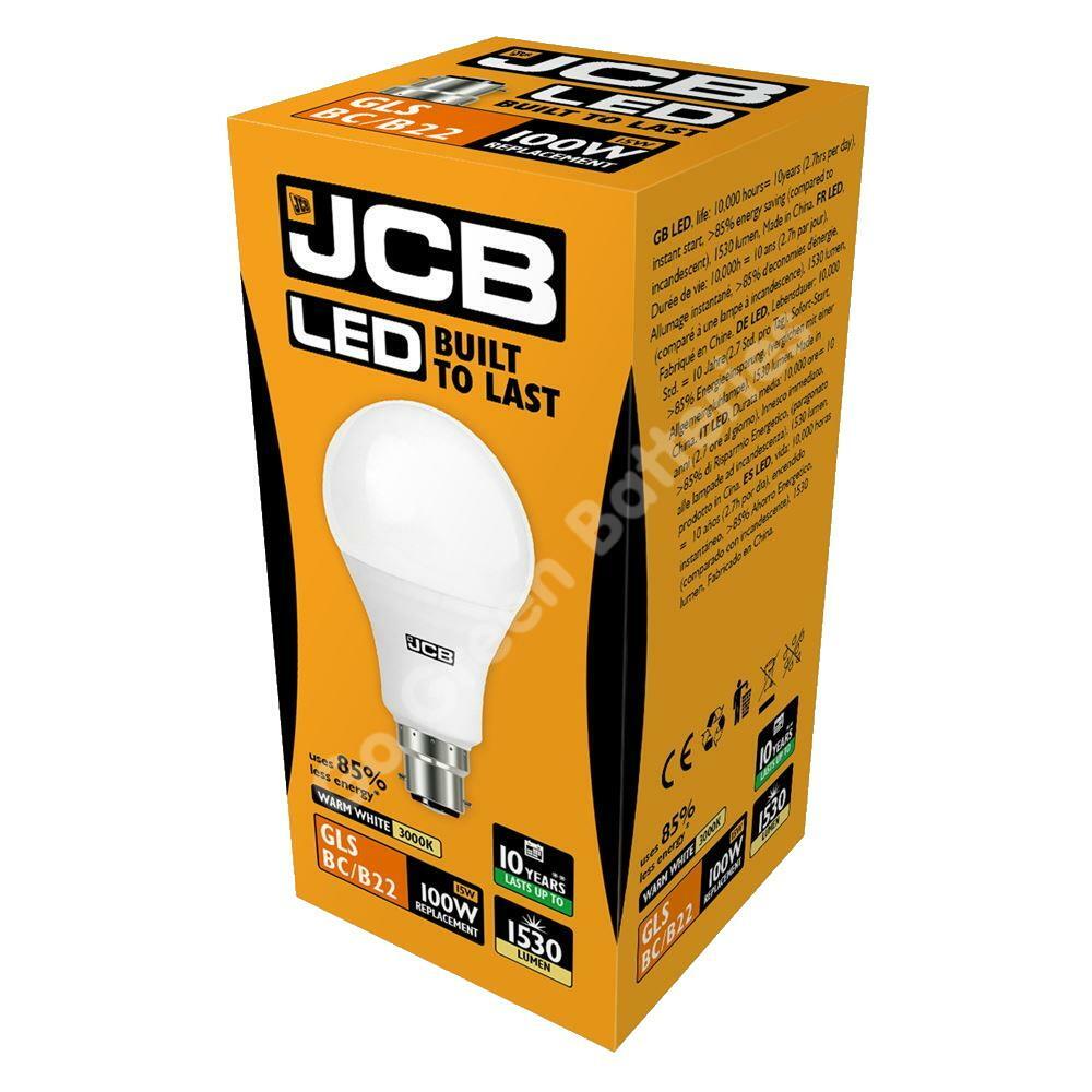 JCB LED GLS Bulb 6W 9W 14W ES E27 BC B22 Daylight Warm White 470 800