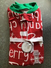 NWT Carter's sleep play Christmas Pajama 3 months baby girl boy unisex zip