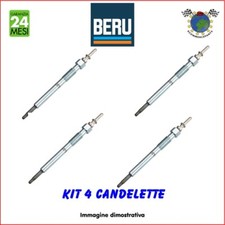 Kit 4 Candelette Beru Per Bmw 1 E87 120 118