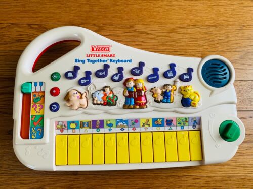 Vintage Vtech Little Smart Sing Together Keyboard Musical Tested Working Rare