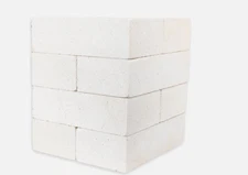 9x4.5x2.5" Insulating Firebrick IFB 2600F Pack of 8 Fire Brick