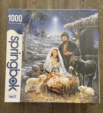 NEW!!! Springbok 1000 Piece Puzzle Savior Is Born