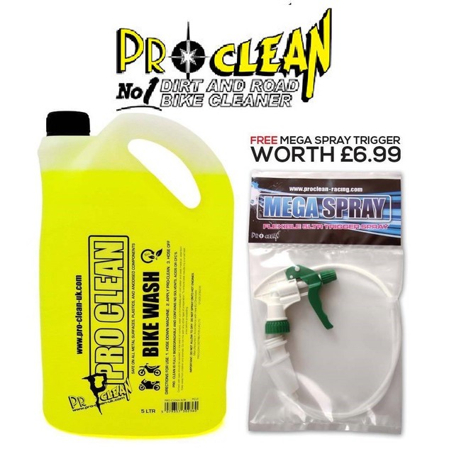 Motorcycle Motocross MTB MX Pro Clean 5l Bike Wash Cleaner for sale online eBay