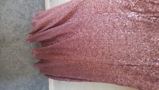 Pink sequined  party maxi dress 