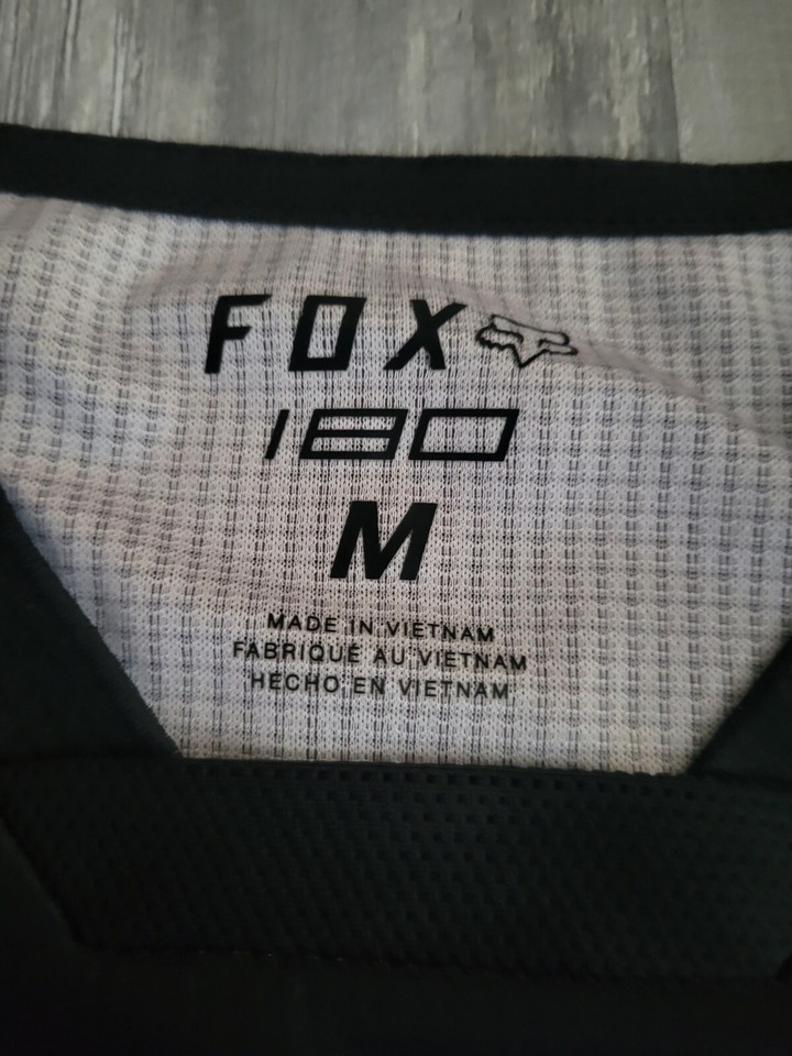FOX RACING 180 MONSTER JERSEY Medium Moto MTB Mountain Biking Dirt Bike