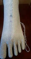 Barefoot Sandals Glass Set 2.Iridescent Glass Wedding FREE SHIPPING