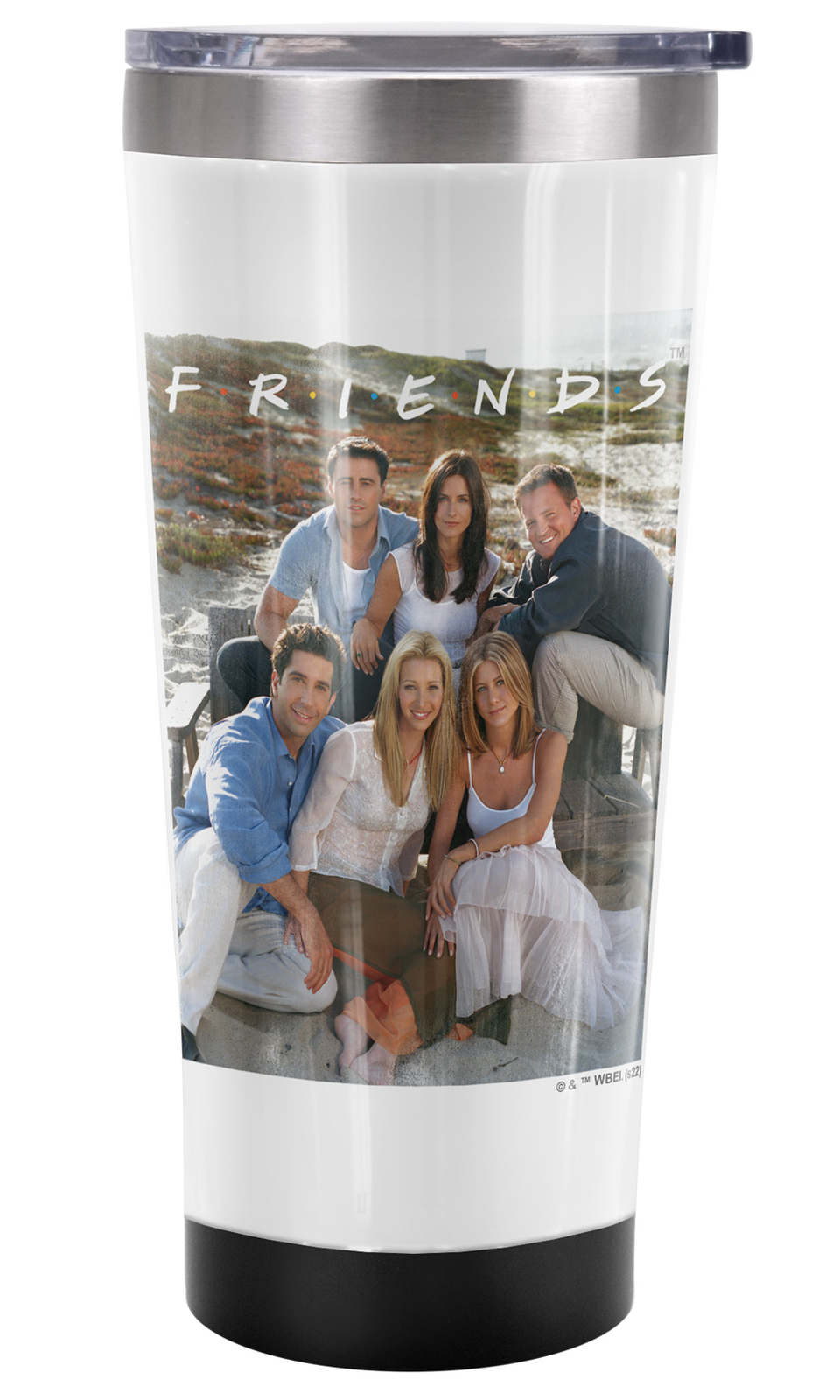 Friends Life's A Beach Tumbler 20oz Vacuum Insulated Leak Resistant