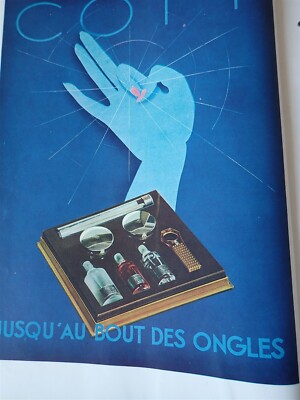 COTY Nagel + Konservenfabrik PELLIER FRERES LA TURBALLE Pub ILLUSTRATION WEIHNACHTEN 1930