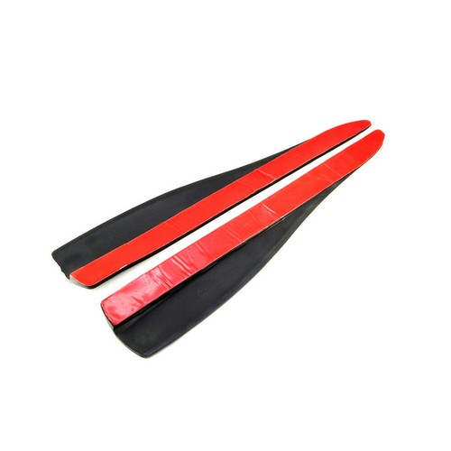 2pcs Carbon Fiber Car Bumper Corner Lip Guard Scratch Protector Accessories - Bild 7 von 10