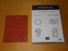 Stampin'Up! POSTED FOR YOU cling stamp set - NEW