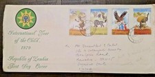 1979 ZAMBIA FDC - International Year of the Child - First Day Cover with Stamps