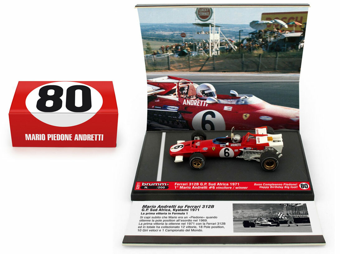 Ferrari 1971 Andretti Mar 1/43 Tameo