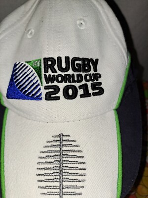 Casquette Collection Rugby World Cup 2015 England - IRB, 100% Coton, Occasion Très Bon état