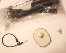  ANTITACCHEGGIO PER BORSE CAVETTO IN ACCIAIO + TAG RF 8,2  Mhz