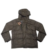 Hawke&Co Men's Heavy Down Jacket Olive Heather