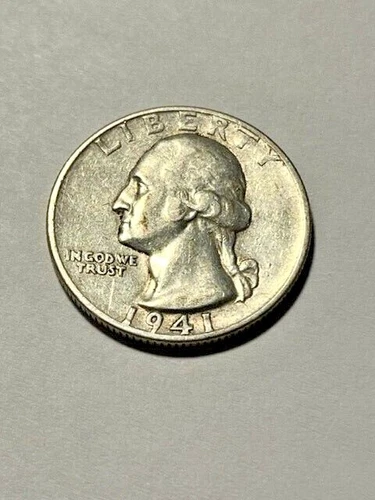 1941-P Washington Silver Quarter VF #18926