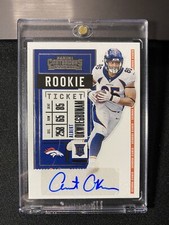 2020 Panini Contenders Rookie Ticket Albert Okwuegbunam RC Auto - Broncos TE1