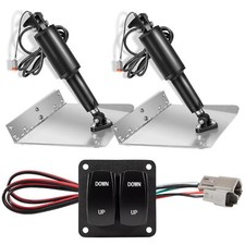 15101-104 9" X 12" Standard Trim Tab Kit Double Rocker for Boat Length 16’-25’