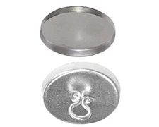 (12)Osborne WCM409WESS Button-Wire Eye #9 w/Soft Shells, Size 40: 1" dia (75560)