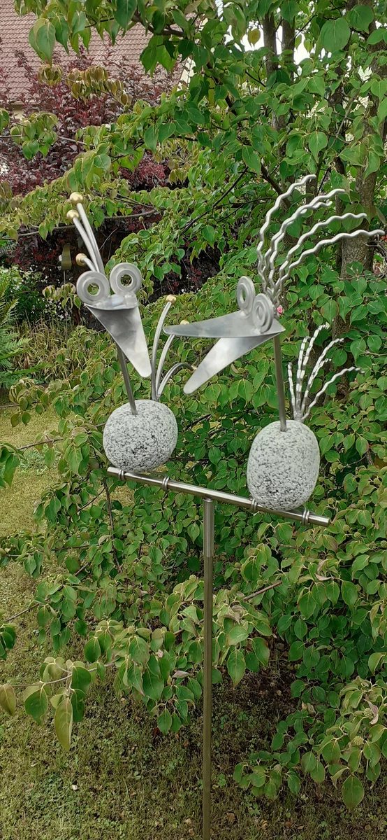Gartenstecker für den Außenbereich aus Edelstahl online kaufen