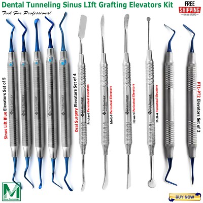 Dental Tunneling Kit Implant Surgery Periodontal Tunneling Procedure PT1-PT2