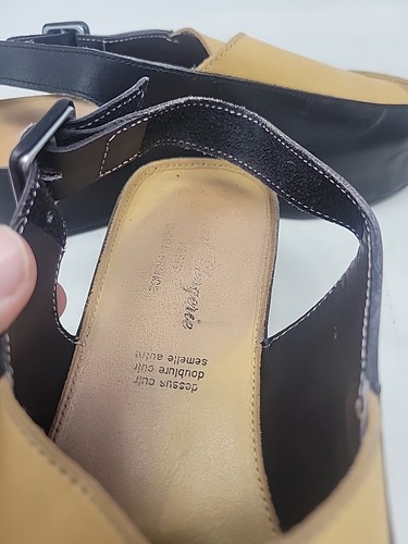Robert Clergerie Wedges Black And Tan Made In France Size 8.5 - Picture 8 of 24