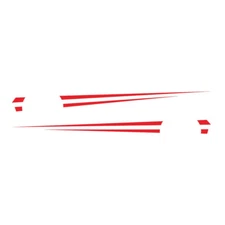Racing Stripes Body Side Vinyl Decals Stickers Decor Accessory For Race Car SUV