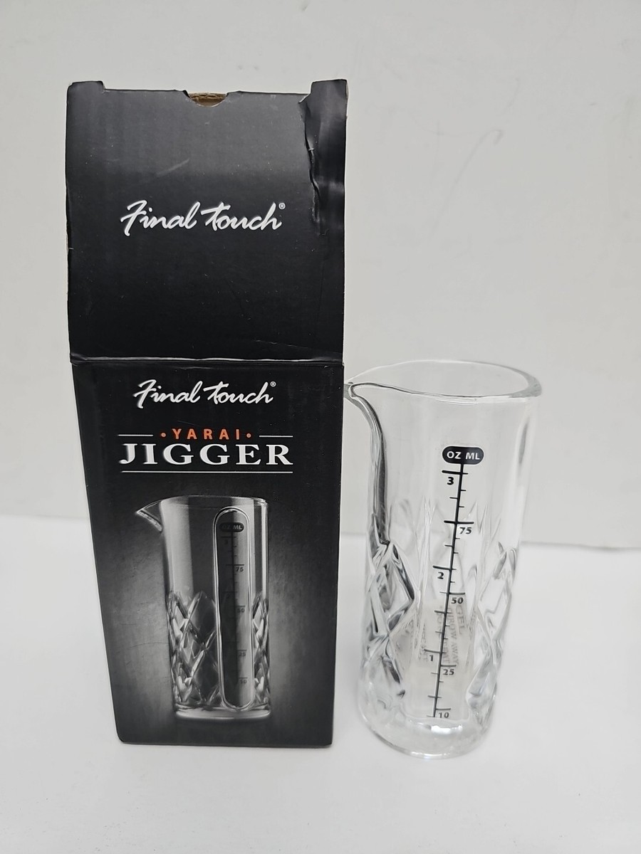 Final Touch 3.4 oz Clear Glass Jigger | eBay